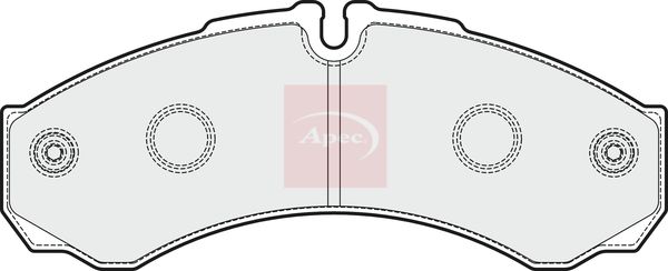 Apec Brake Pads Set PAD1920 - image 2