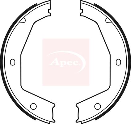 Apec Brake Shoes Set SHU713 - image 2