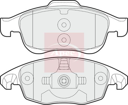 Apec Brake Pads Set PAD1525 - image 2