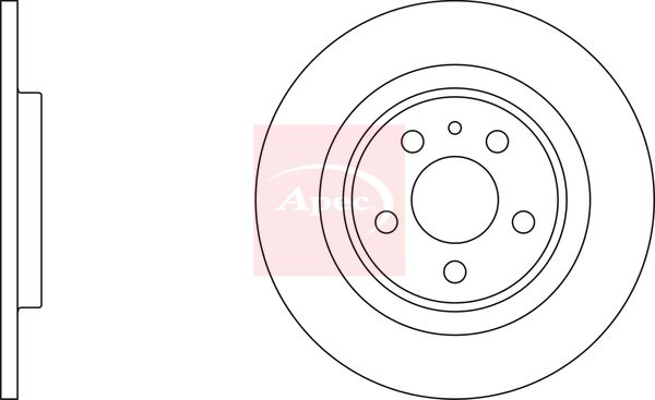 Apec Brake Disc DSK2192 - image 2