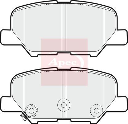 Apec Brake Pads Set PAD1890 - image 2