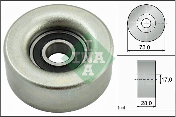 INA Drive Belt Deflection Guide Pulley 532078310 - image 2