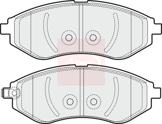 Apec Brake Pads Set PAD1984 - image 2
