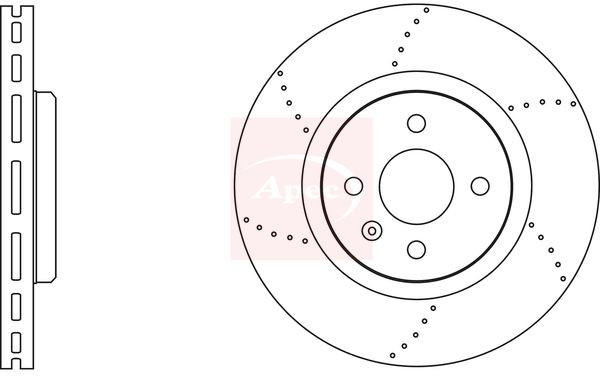 Apec Brake Disc DSK2778 - image 2