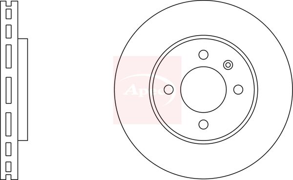 Apec Brake Disc DSK2187 - image 2