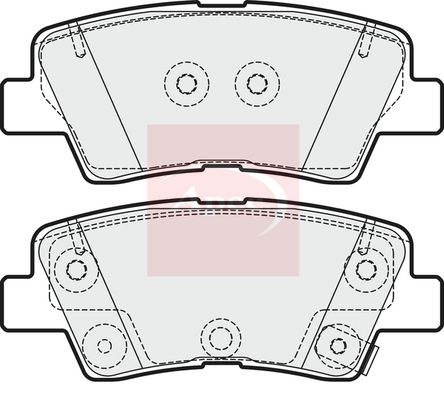 Apec Brake Pads Set PAD1989 - image 2
