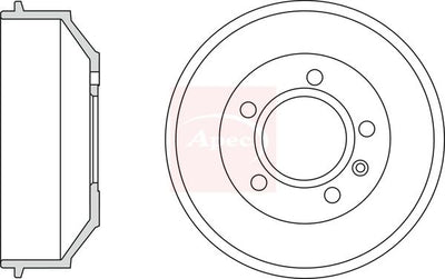 Apec Brake Drum DRM9967