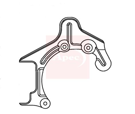 Apec Brake Disc Splash Panel ASG1142 - image 2