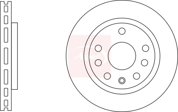 Apec Brake Disc DSK3157 - image 2