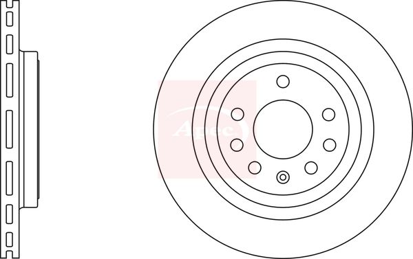 Apec Brake Disc DSK3002 - image 2