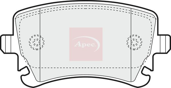 Apec Brake Pads Set PAD1298 - image 2