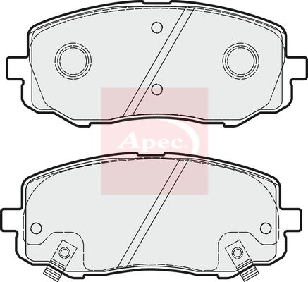 Apec Brake Pads Set PAD1792 - image 2