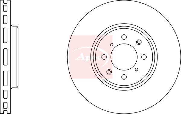 Apec Brake Disc DSK2357 - image 2