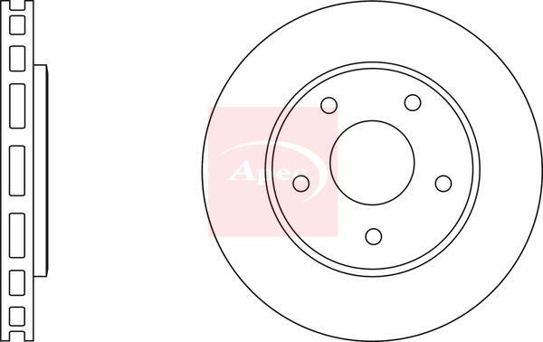 Apec Brake Disc DSK2686 - image 2
