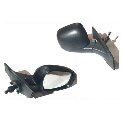 Fits Chevrolet Spark 2010- Door Wing Mirror Manual Black Textured Driver Side