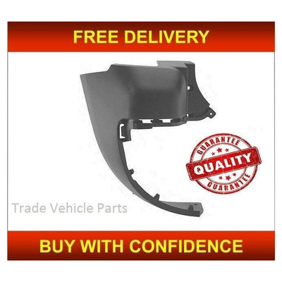 Fits Citroen Berlingo 2008-2016 Rear Bumper Corner Passenger Side Black Twin Door SWB