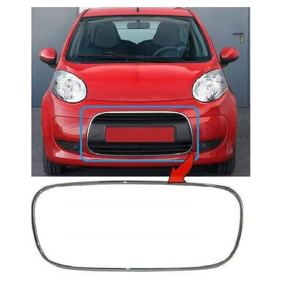 Fits Citroen C1 2009-2012 Front Grille Frame Moulding Chrome