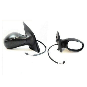 Fits Citroen C2 2003-2010 Door Wing Mirror Electric-Black Textured Driver Side