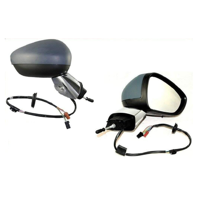 Fits Citroen C3 2010-2016 Door Wing Mirror Electric Primed W/Ind Temp Sens Chrome Base Driver Side