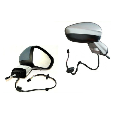 Fits Citroen C3 2010-2016 Door Wing Mirror Electric Chrome Cover & Base Indicator Temp. Sensor Driver Side