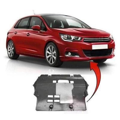 Fits Citroen C4 5 Door Hatchback 2011-2018 Engine Cover Undertray With Aluminium Pad