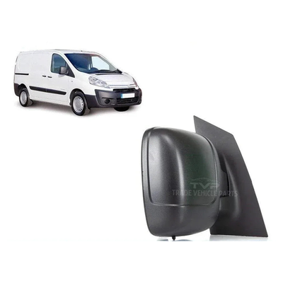 Fits Citroen Dispatch 2007-2016 Door Wing Mirror Heated Electric Black Driver Side