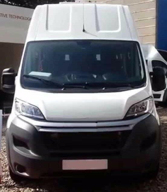 Fits Citroen Relay 2014- Front Bumper End Corner Pair Left & Right Mat Dark Gray - image 2