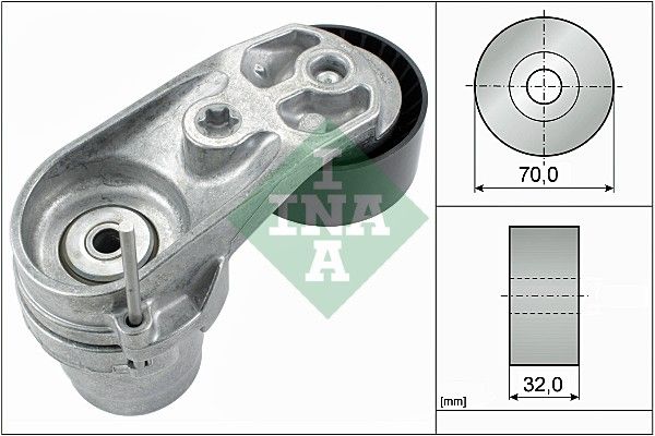 INA Drive Belt Tensioner Pulley 534043310 - image 2