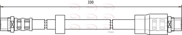 Apec Brake Hose HOS3752 - image 2