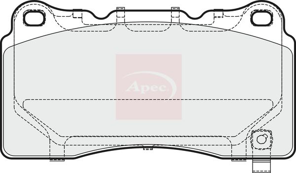 Apec Brake Pads Set PAD1993 - image 2