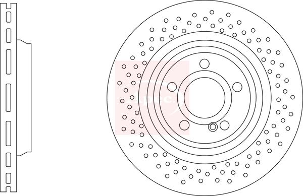 Apec Brake Disc DSK3344 - image 2