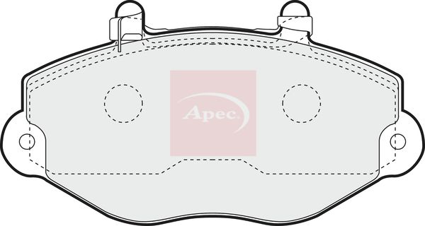 Apec Brake Pads Set PAD1106 - image 2