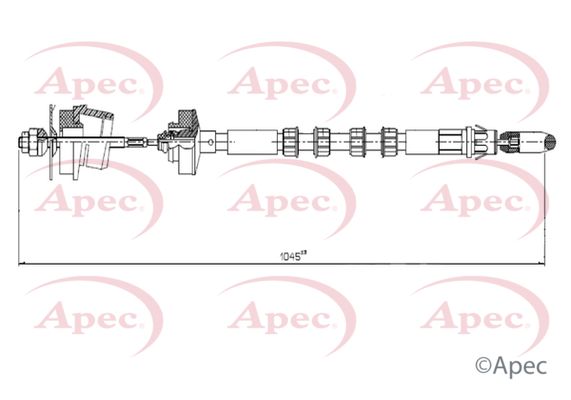 Apec Clutch Cable CAB5026 - image 2