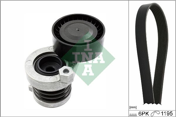 INA Drive Belt Kit 529033910 - image 2