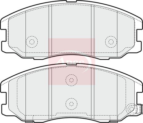 Apec Brake Pads Set PAD1574 - image 2