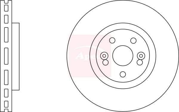 Apec Brake Disc DSK2845 - image 2
