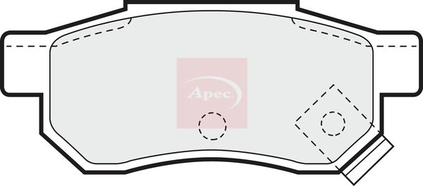 Apec Brake Pads Set PAD688 - image 2