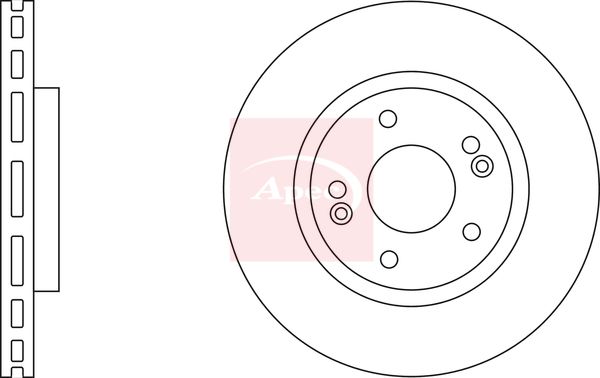 Apec Brake Disc DSK2312 - image 2