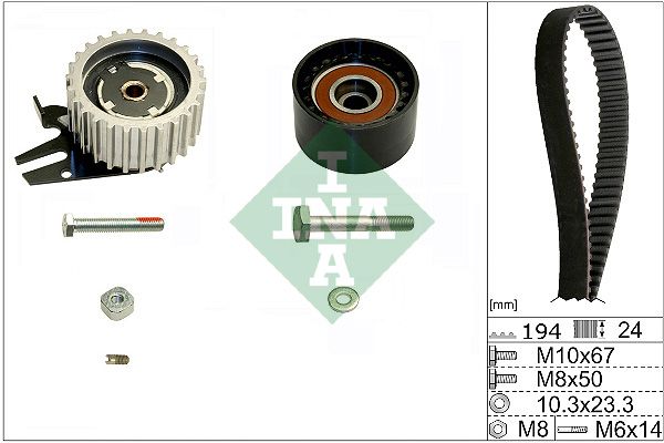 INA Timing Belt Kit 530056110 - image 2