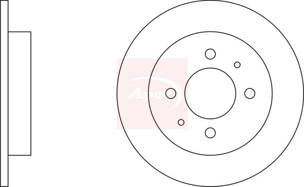 Apec Brake Disc DSK2065 - image 2