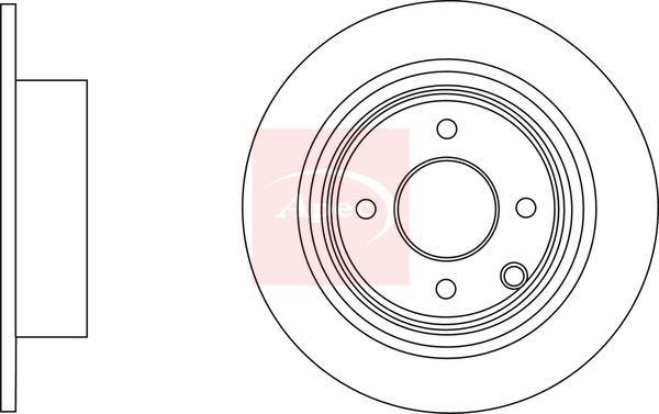 Apec Brake Disc DSK2769 - image 2