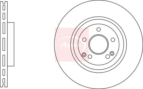 Apec Brake Disc DSK3295 - image 2