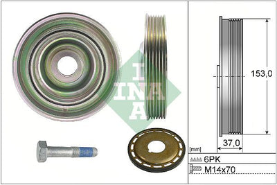 INA Crankshaft Pulley (tvd) 544009721