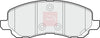 Apec Brake Pads Set PAD1545 thumbnail