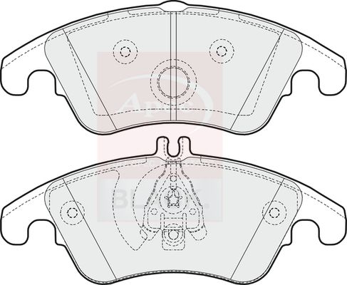 Apec Brake Pads Set PAD1620B - image 2