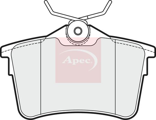 Apec Brake Pads Set PAD1659 - image 2