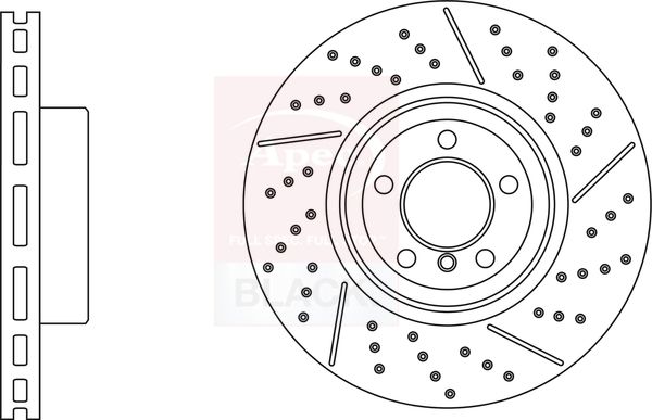 Apec Brake Disc DSK3248B - image 2