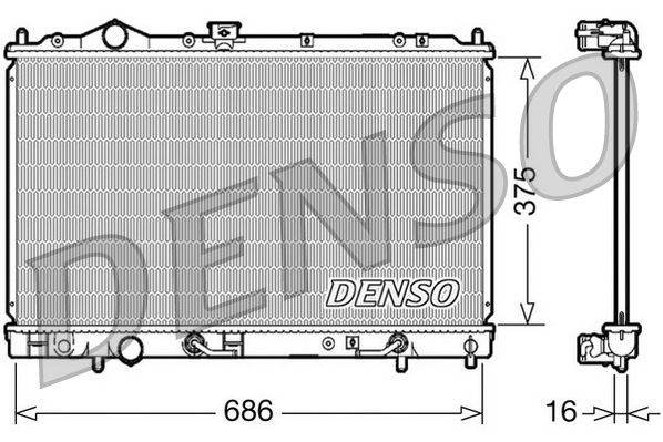Denso Radiator DRM45021 - image 2
