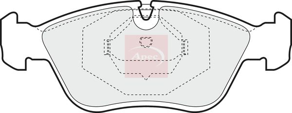 Apec Brake Pads Set PAD813 - image 2