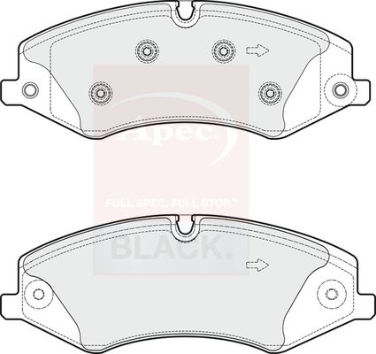 Apec Brake Pads Set PAD1836B - image 2